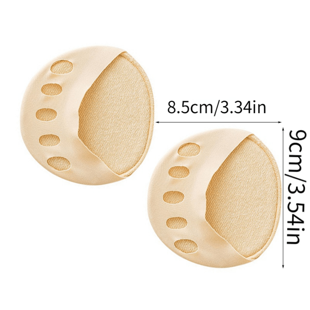 Foot Pads Five Toe Pads Front Half Insoles Absorbent Shock Absorbing Socks