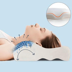 Memory Foam Orthopedic Pillow for Neck Pain Relief