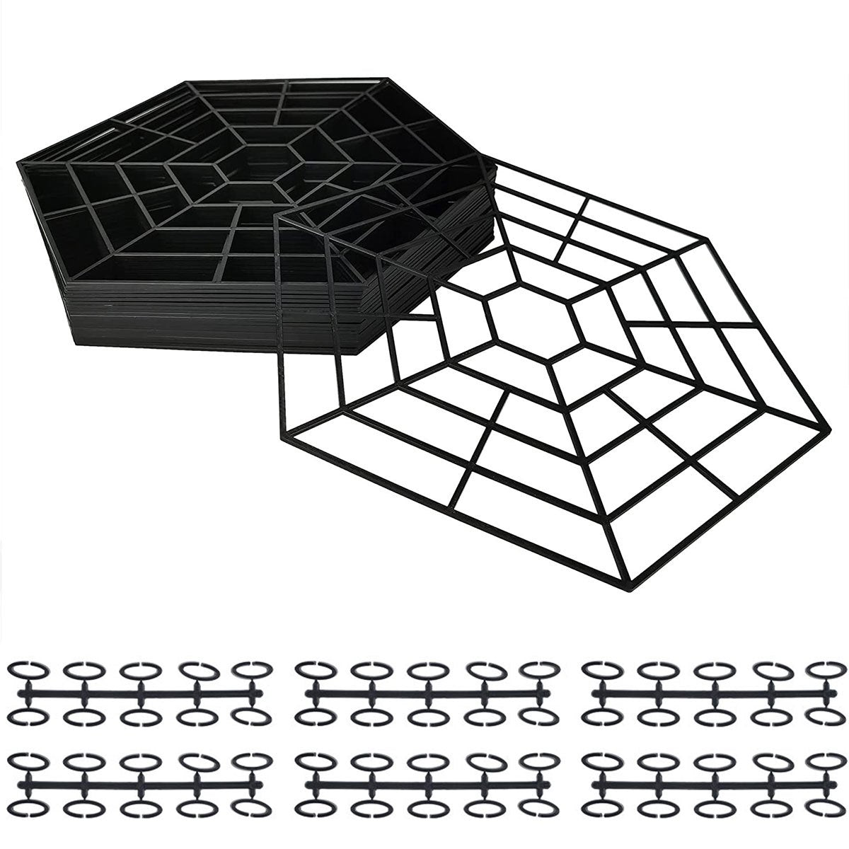 20pcs Pond Fish Guard Net Protectors UV Resistant