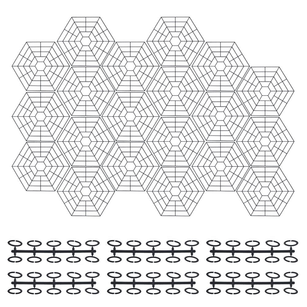 20pcs Pond Fish Guard Net Protectors UV Resistant