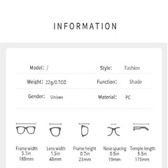 Men's Large Frame Vintage Mixed Sunglasses