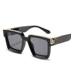 Men's Large Frame Vintage Mixed Sunglasses
