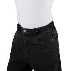 Elastic Invisible Belt Woven Fabric No Trace Unisex Belt