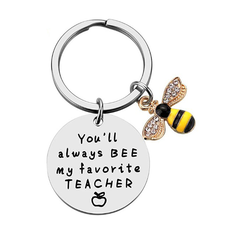 Bee My Favorite Teacher Keychain Thank You Gift
