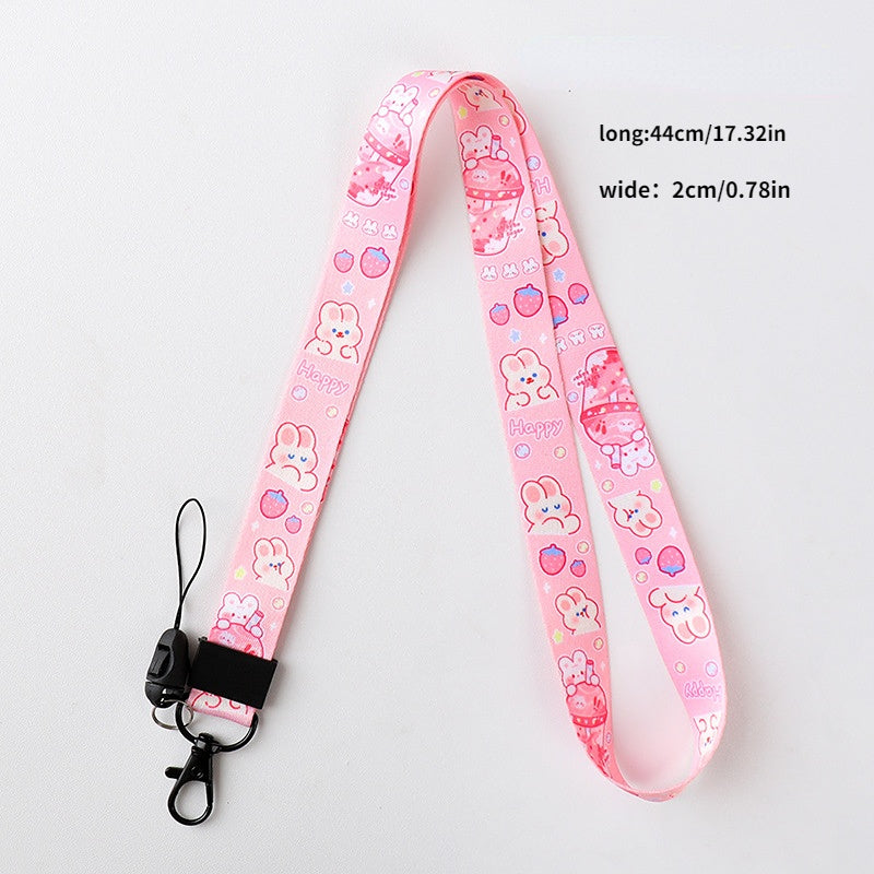 Cartoon Waterproof Touch Screen Phone Cover Neck Hanging Dry Bag