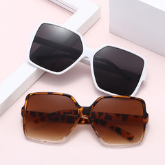 Oversized Square Sunglasses Casual Gradient Glasses UV400