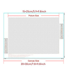 5D DIY Round Diamond Painting Kit Embroidery Mosaic Art Decor