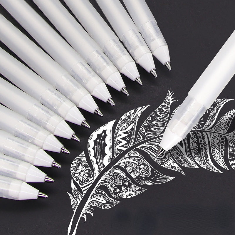 2pcs Fine Tip Gel Pens for Sketching and Highlighting