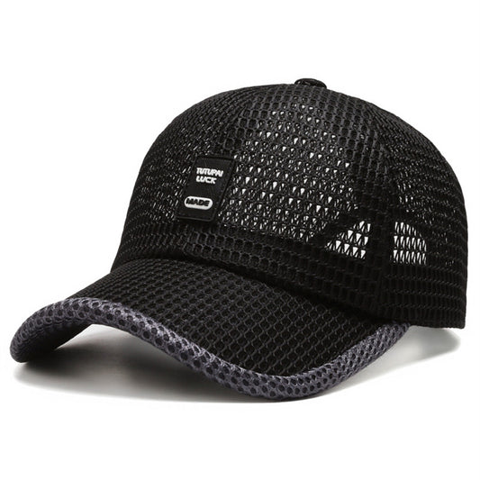 Men's Mesh Baseball Cap Breathable Summer Caps Dad Hat Outdoor Fishing Hats