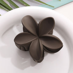 Matte Solid Hair Claw Non slip Small Flower Hair Accessories