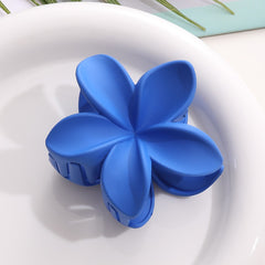Matte Solid Hair Claw Non slip Small Flower Hair Accessories