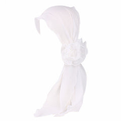 Women's Flower Streamer Hair Accessory Neck Scarf Headband