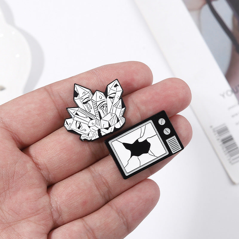 Movie Peripherals Pins Creative Shape Brooch Men