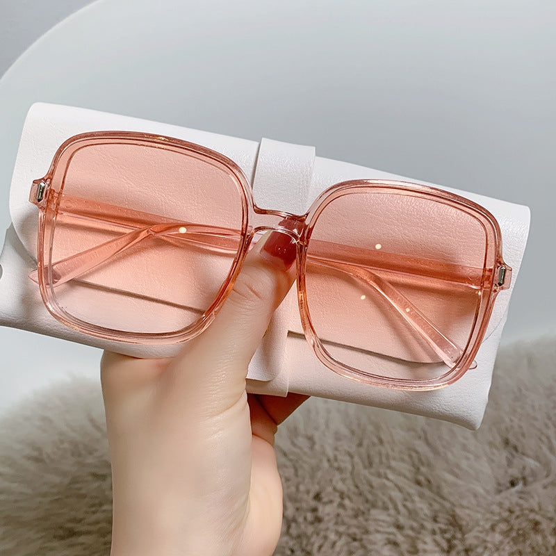 Girls Large Square Frame Sunglasses UV Protection