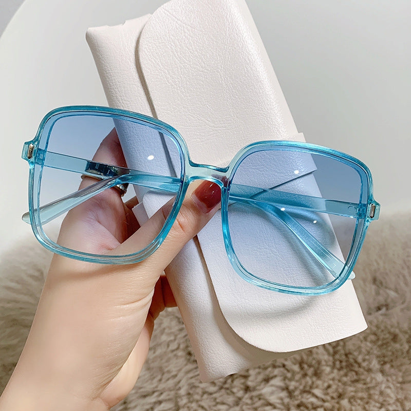 Girls Large Square Frame Sunglasses UV Protection