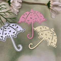 Umbrella Cut Stencils DIY Template Metal Cutting Dies Scrapbooking