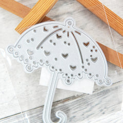 Umbrella Cut Stencils DIY Template Metal Cutting Dies Scrapbooking