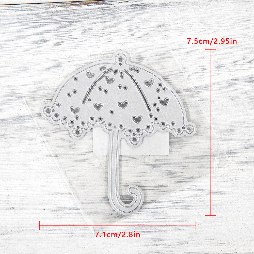 Umbrella Cut Stencils DIY Template Metal Cutting Dies Scrapbooking