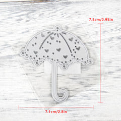 Umbrella Cut Stencils DIY Template Metal Cutting Dies Scrapbooking