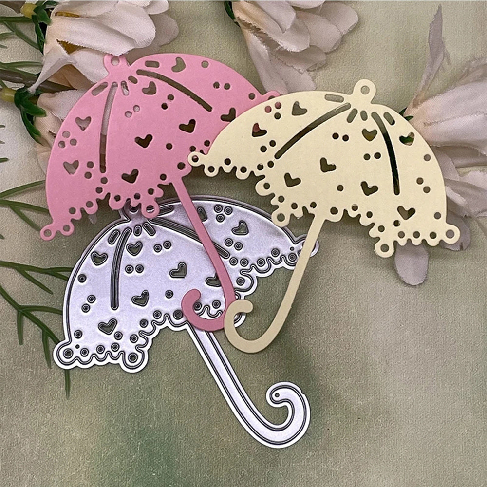 Umbrella Cut Stencils DIY Template Metal Cutting Dies Scrapbooking