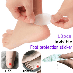 10pcs Heel Protection Sticker Transparent High Heel Pain Relief Foot Care