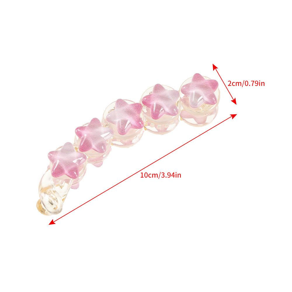 Sweet Banana Hair Clip Heart Shape Hair Styling Tool Hair Accessories