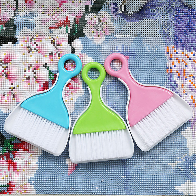 DIY Diamond Painting Drills Brush & Tray Set - Desktop Cleaning Tools