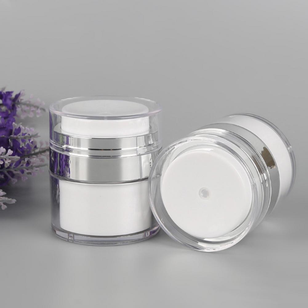 Refillable Airless Pump Jar for Cream and Lotion 15ml 30ml 50ml
