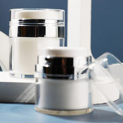 Refillable Airless Pump Jar for Cream and Lotion 15ml 30ml 50ml