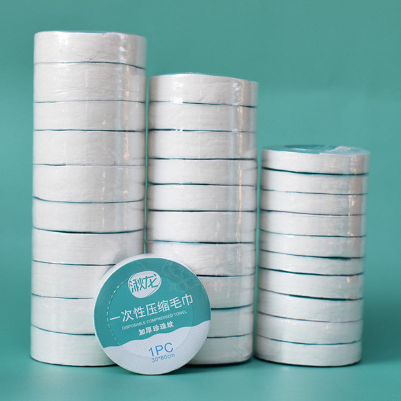 10pcs Compressed Towel Quick Drying Outdoor Travel Camping