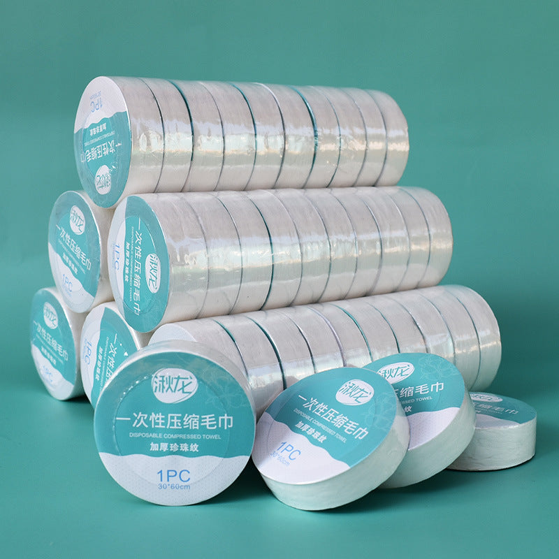10pcs Compressed Towel Quick Drying Outdoor Travel Camping