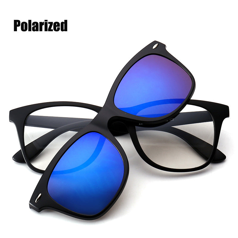 Polarizing Lens Men's Sunglasses Clip-On