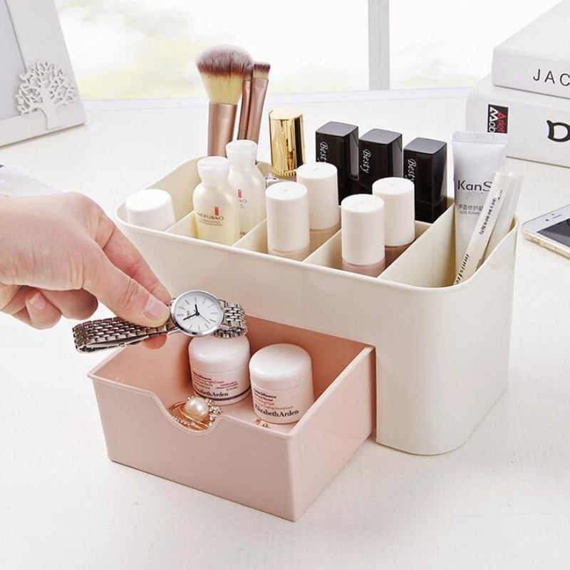Multifunctional Cosmetics Storage Box Makeup Brush Organizer