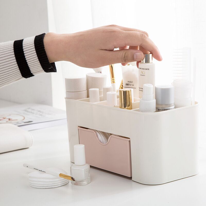 Multifunctional Cosmetics Storage Box Makeup Brush Organizer