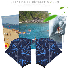 Swimming Hand Fins Unisex Finger Webbed Gloves for Water Sports