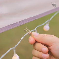 Metal Dovetail Clip for Camping Lamp & Food Sealing