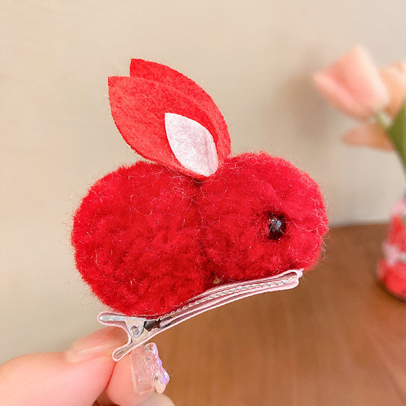 Rabbit Hair Clip for Kids Side Clip Bangs Hair Accessory