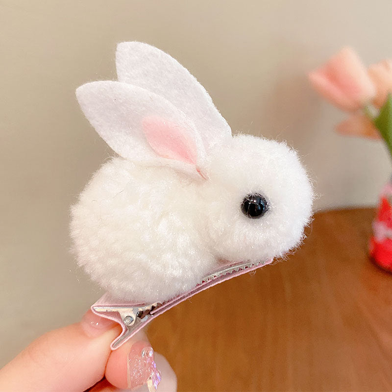 Rabbit Hair Clip for Kids Side Clip Bangs Hair Accessory