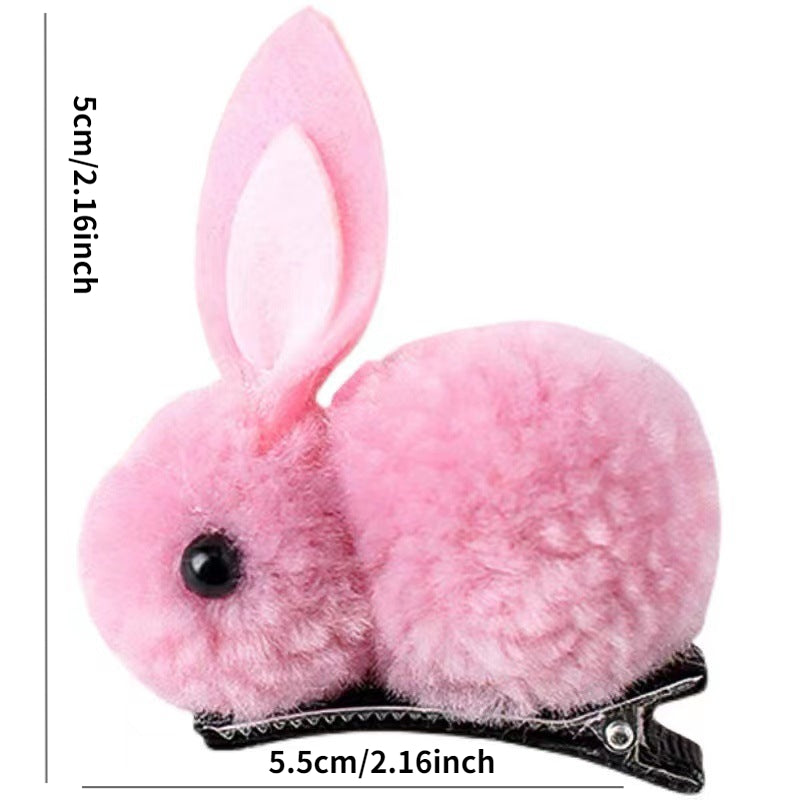 Rabbit Hair Clip for Kids Side Clip Bangs Hair Accessory
