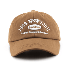 1989 York Baseball Cap Embroidery Vintage Solid Sun Hat Adjustable Unisex