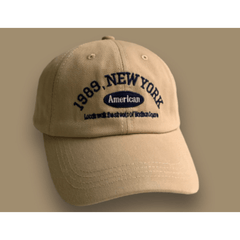 1989 York Baseball Cap Embroidery Vintage Solid Sun Hat Adjustable Unisex