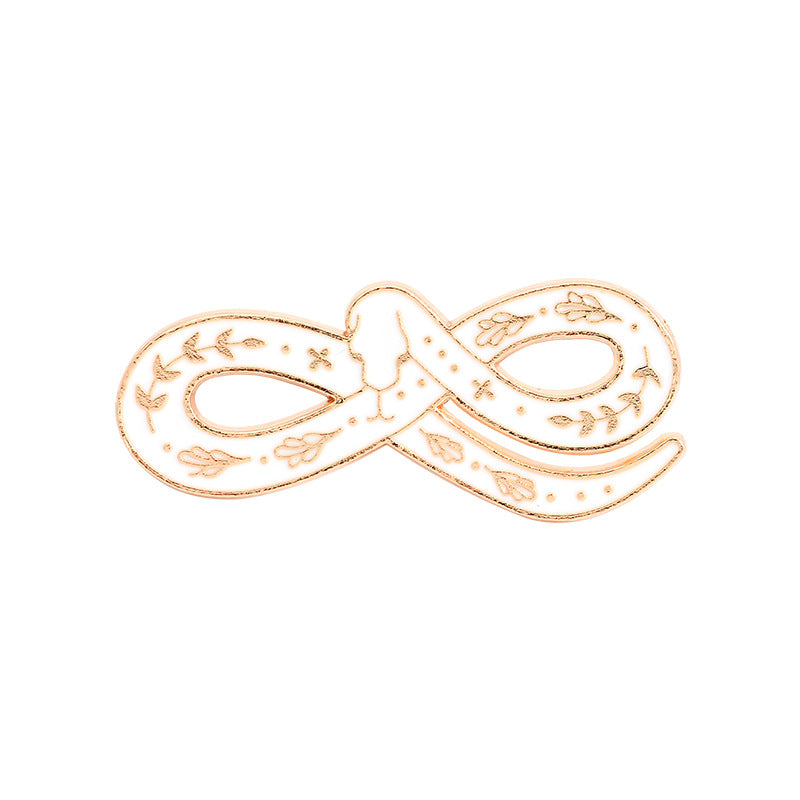 Men's Snake Alloy Brooch Pin