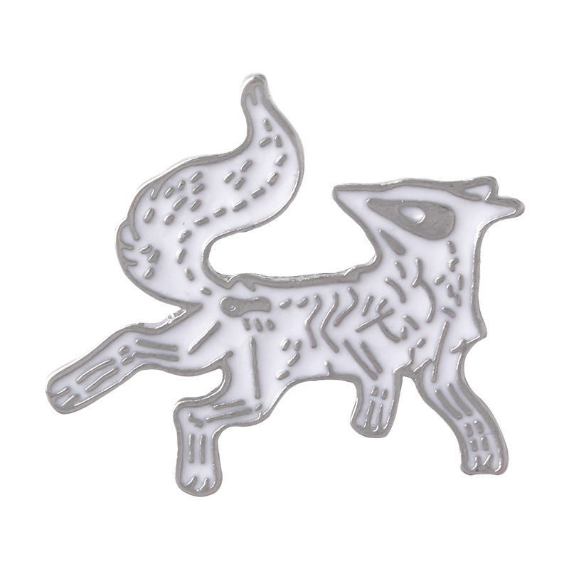 Fox Brooch Men's Pin Creative Design