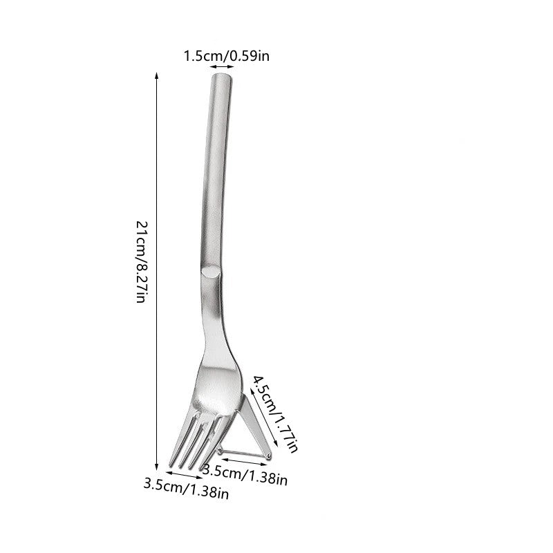 2 in 1 Portable Watermelon & Fork Stainless Steel Divider