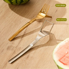 2 in 1 Portable Watermelon & Fork Stainless Steel Divider