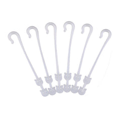 50pcs J Shaped Fruit Tomato Ear Hook Plant Support Fastener Clips