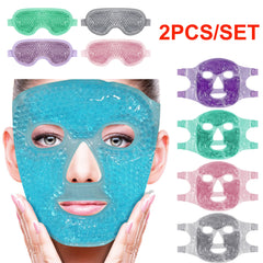 Gel Cooling Ice Face Eye Mask for Puffiness & Dark Circles