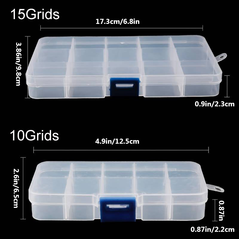 Detachable Storage Box Jewelry Beads Organizer Fishing Gear Pencil