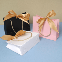 Handbag Gift Bag with Ribbon Bow for Celebrations