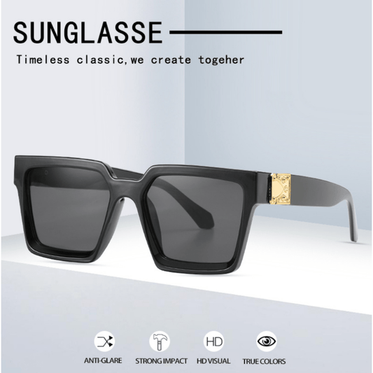 Square Polarized Sunglasses Anti Glare UV400